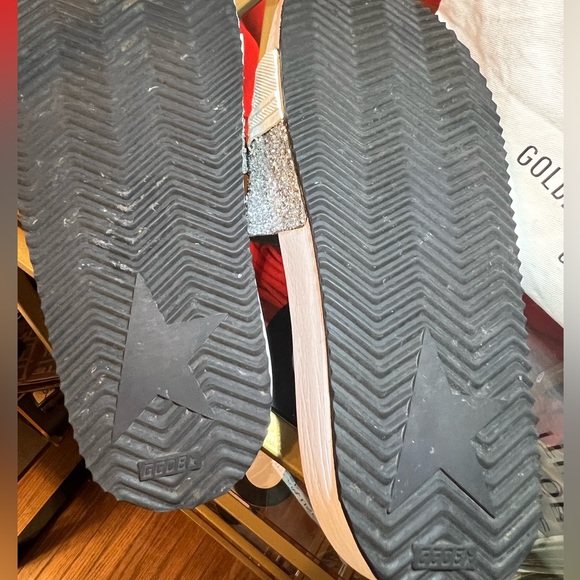 ✨Golden Goose Poolstar 39 Glitter Sparkle on white✨ - Picture 6 of 6